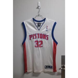 04 Reebok Detroit Piston Hamilton #32 Basketball Jersey